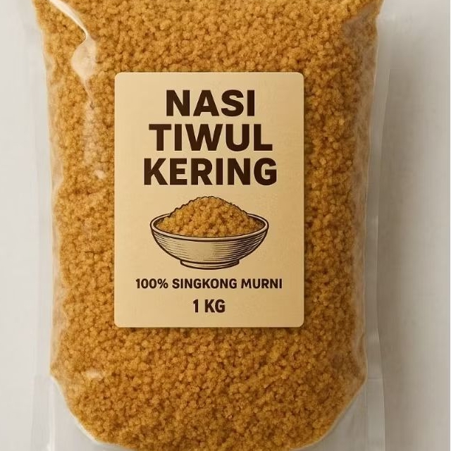 Nasi Tiwul Asli Singkong Tiwul Kering Nasi Singkong