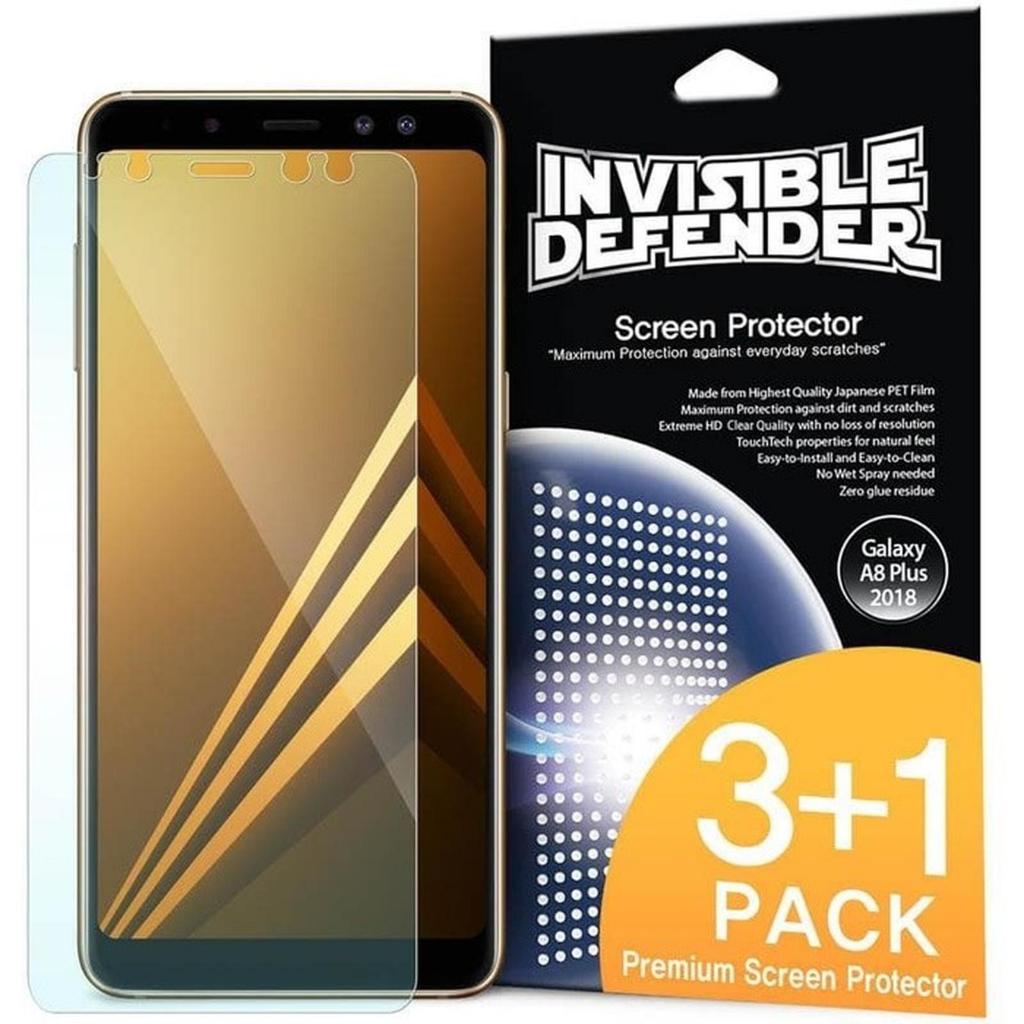 Ringke Invisible Defender Screen Protector Aksesoris Untuk Samsung A8 Plus 2018