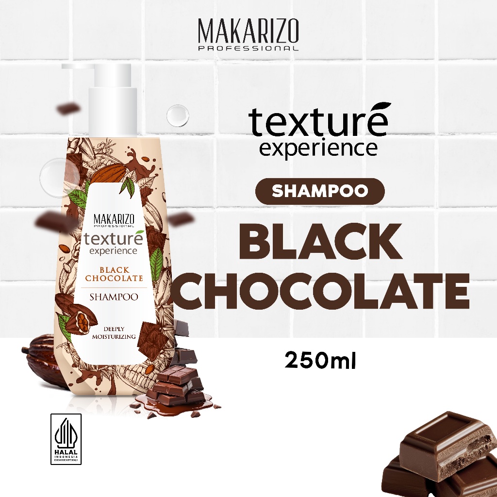 Makarizo Professional Texture Experience Shampoo Black Chocolate 250 ml