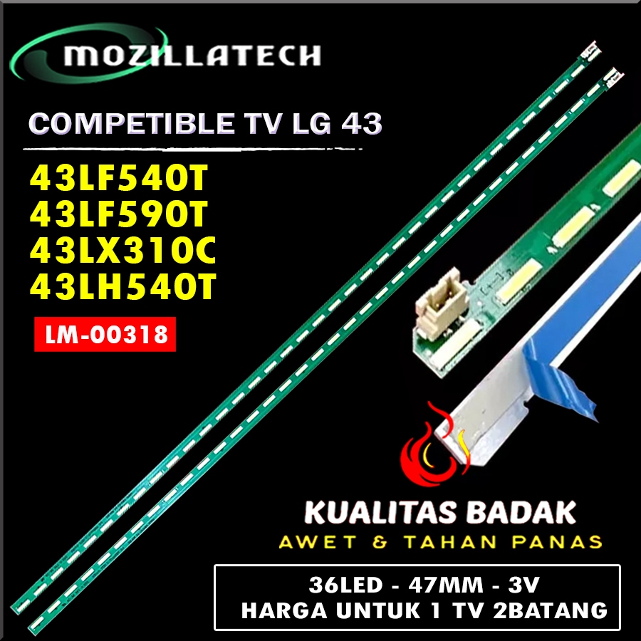 backlight tv led lg 43LF540T 43LF590T 43LX310C 43LH540T 43LF540 43LF590 43LX310 43LH540