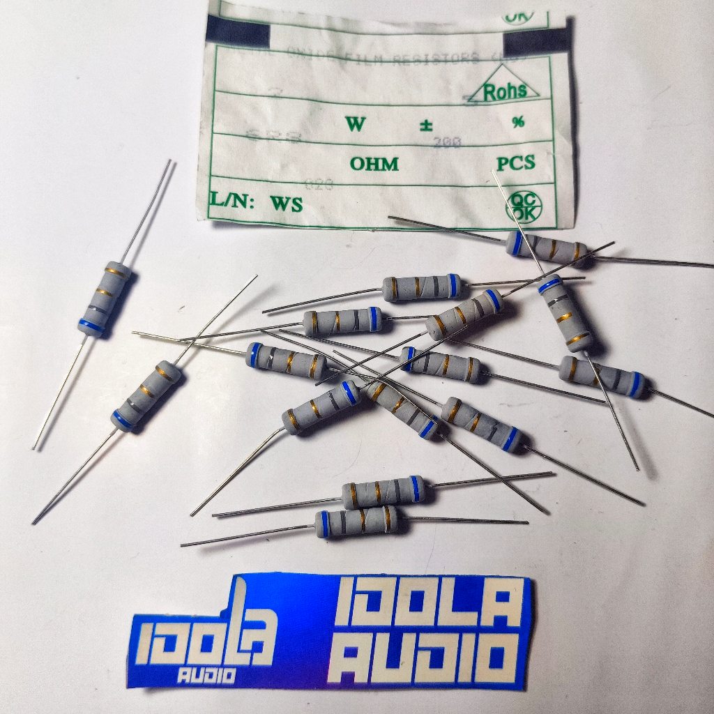 (10 Pcs) Resistor 2 Watt 6 Ohm 8 (6.8 Ohm)