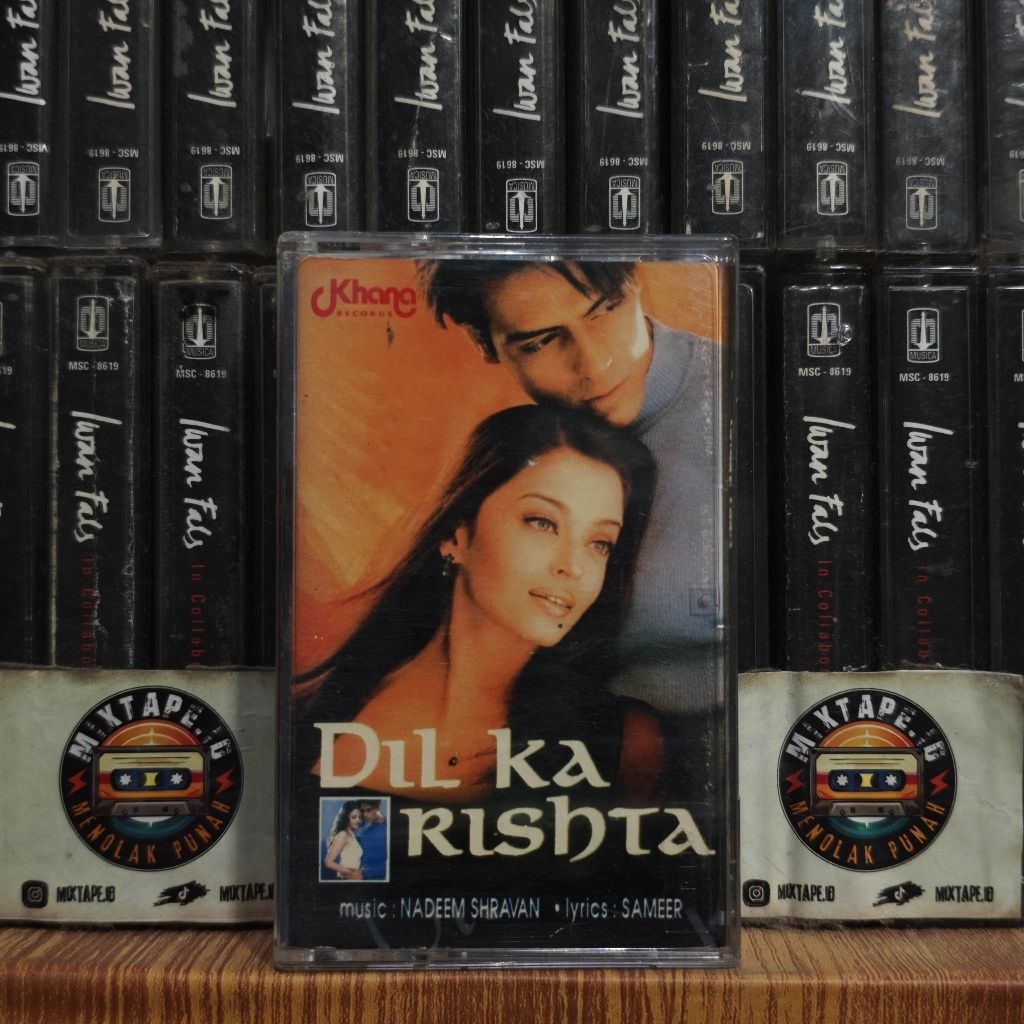 Kaset - Dil Ka Rishta - India - Soundtrack Film - Radio Tape - Kaset Pita - Radio - Pemutar Kaset - 