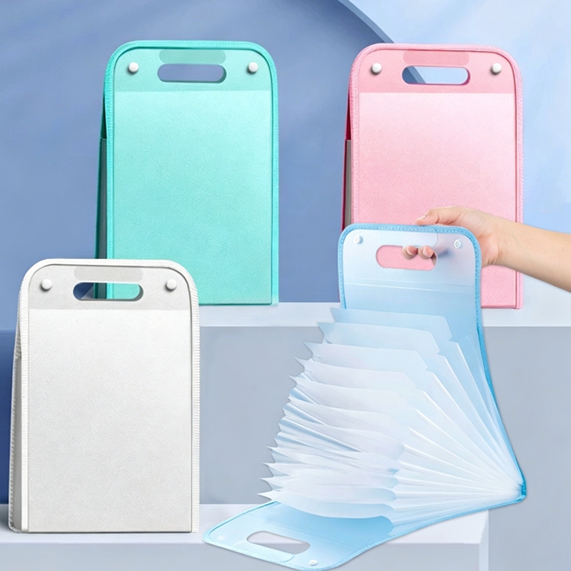 Lucky Tas File Handle Map File Clear Holder Anti Air Multi Layer / Tas Map/ Tas Dokumen A4 Folder Ma