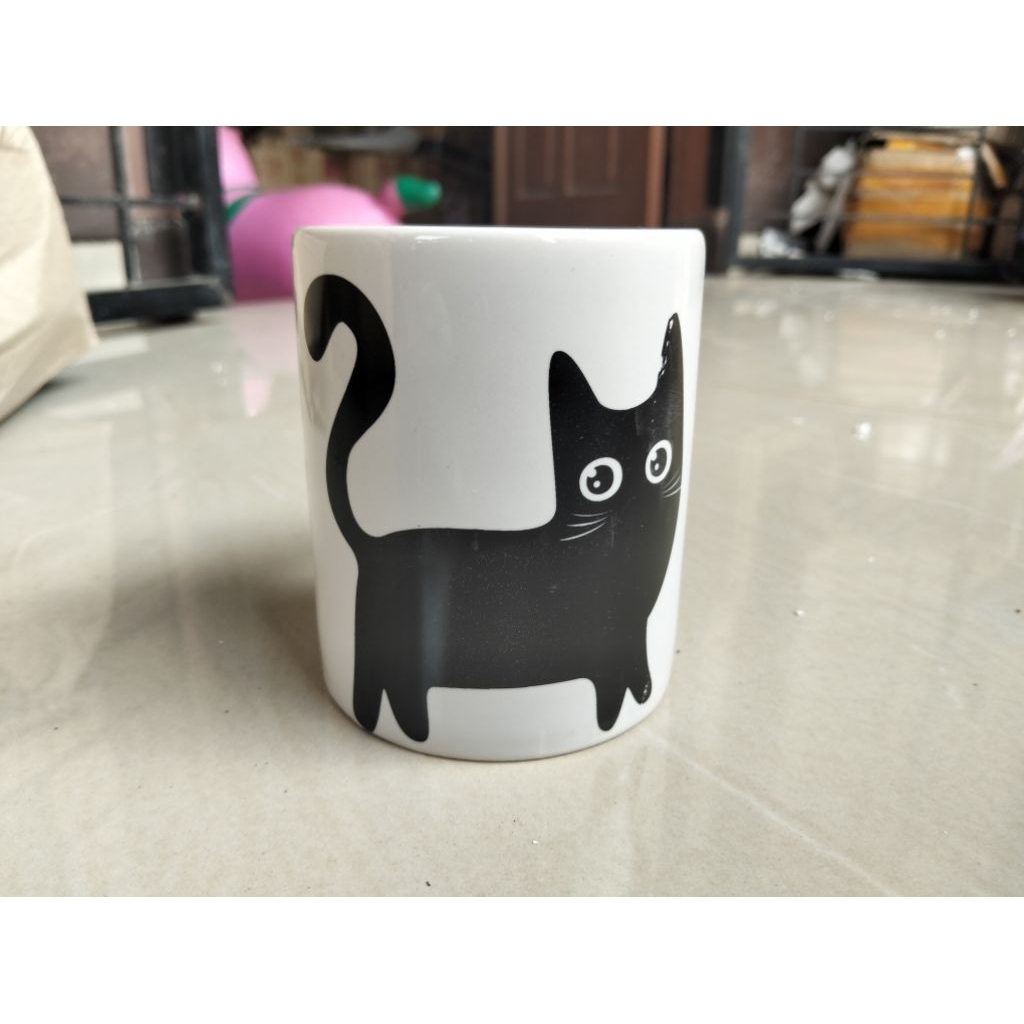 mug keramik motif bunga