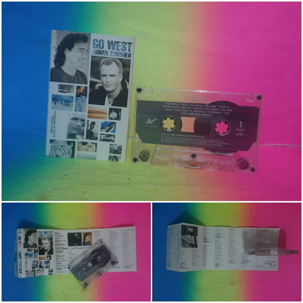 kaset GO WEST indian summer BAGUS pita MAXELL