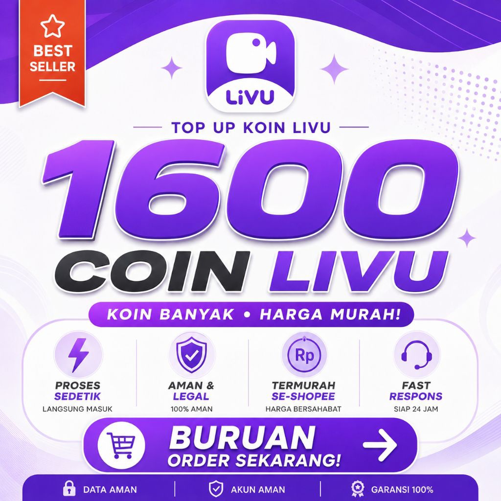 Livu Bercoins Tinggal Pakai Termurah Proses Sedetik