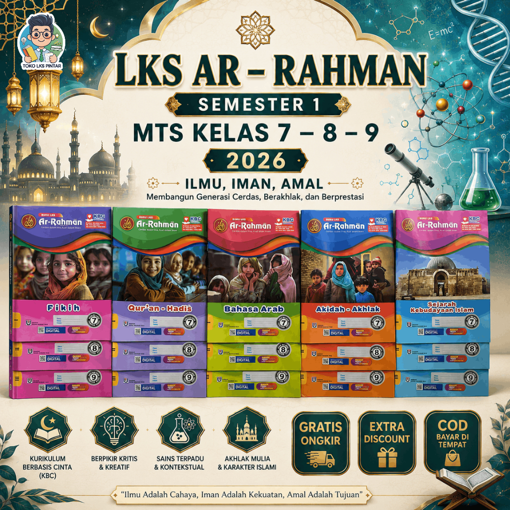 Buku LKS MTs Kelas 7 8 9 Semester 1 Kurikulum Berbasis Cinta (Kurikulum Merdeka) | LKPD PAI MTs Leng