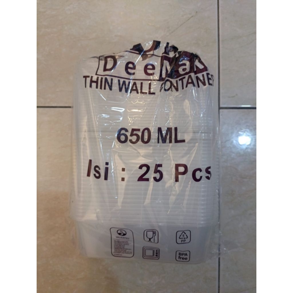 Dm kotak makanan 650ml