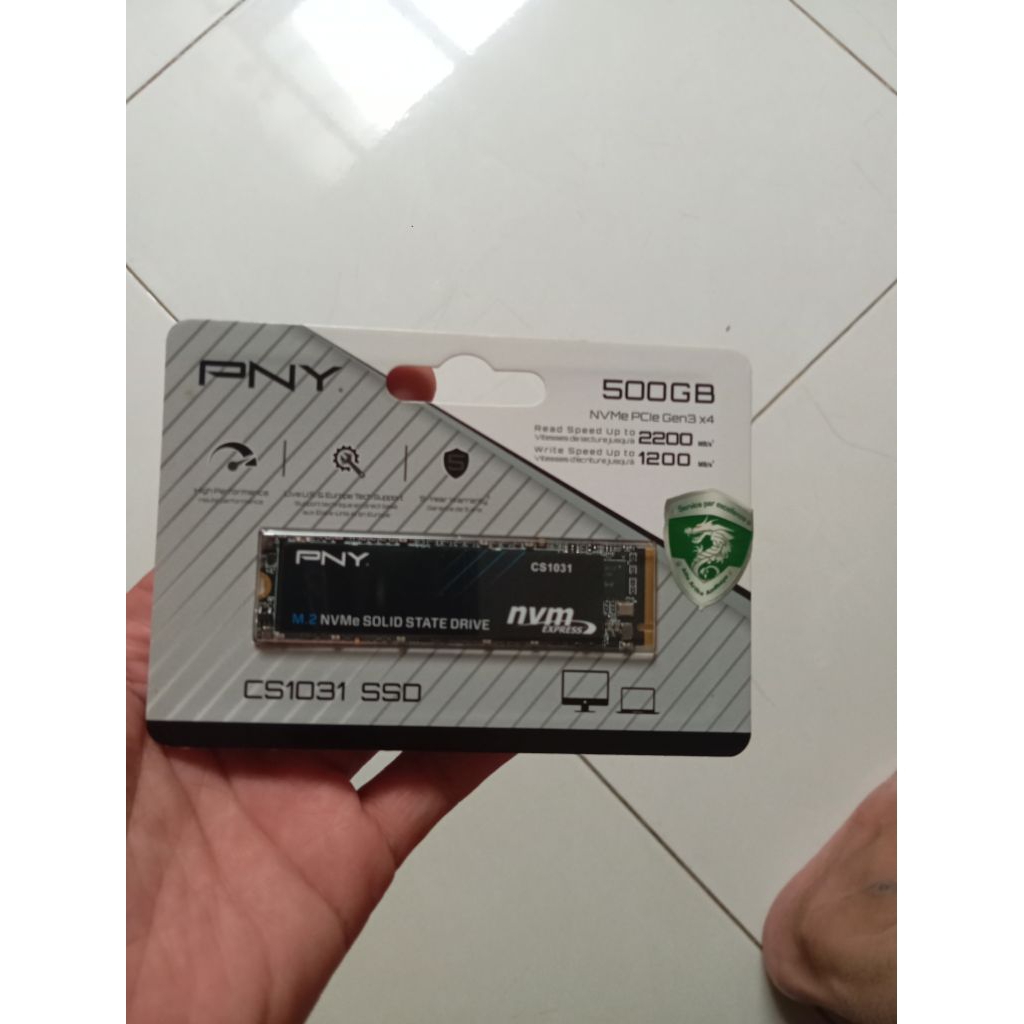 ssd nvme pny 500gb