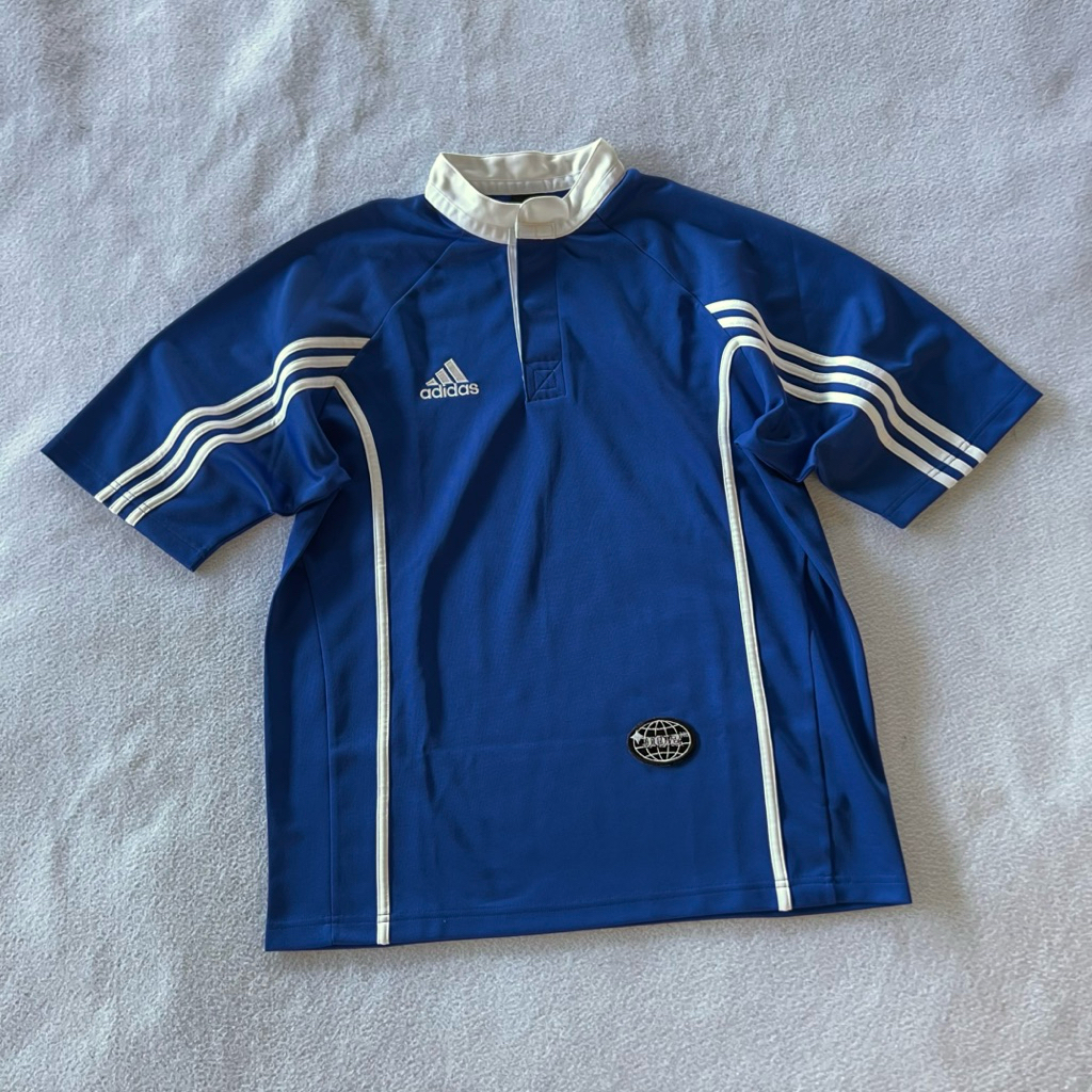 Vintage 00s ADIDAS Rugby Poloshirt