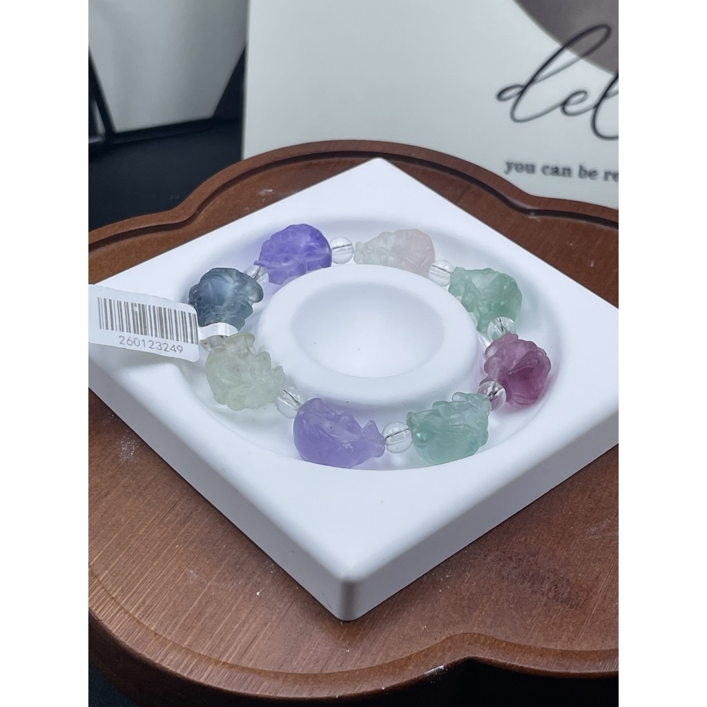 Rainbow Fluorite Bracelet  3249