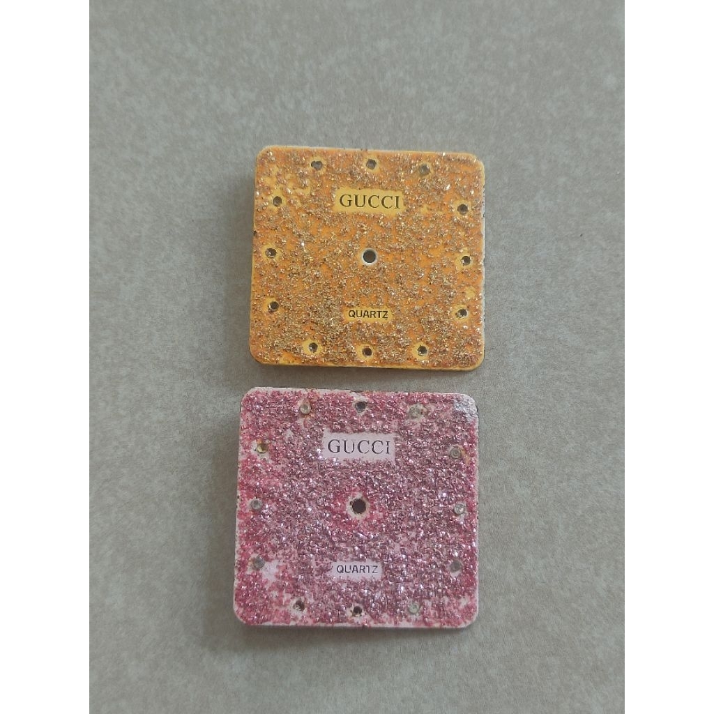 dial jam tangan kotak 2 pcs ukuran 32mm 31mm