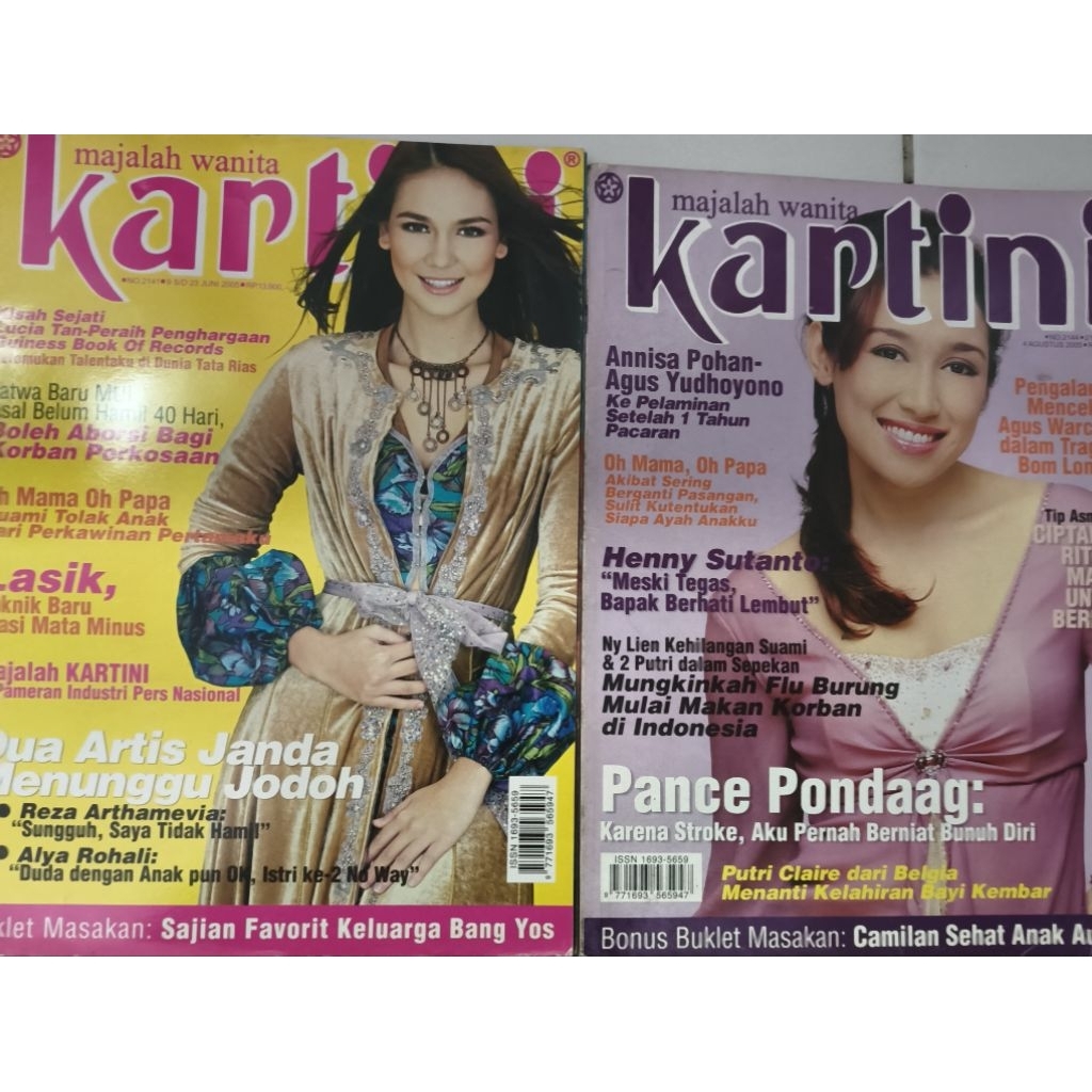 MAJALAH KARTINI TAHUN 2005 BEKAS