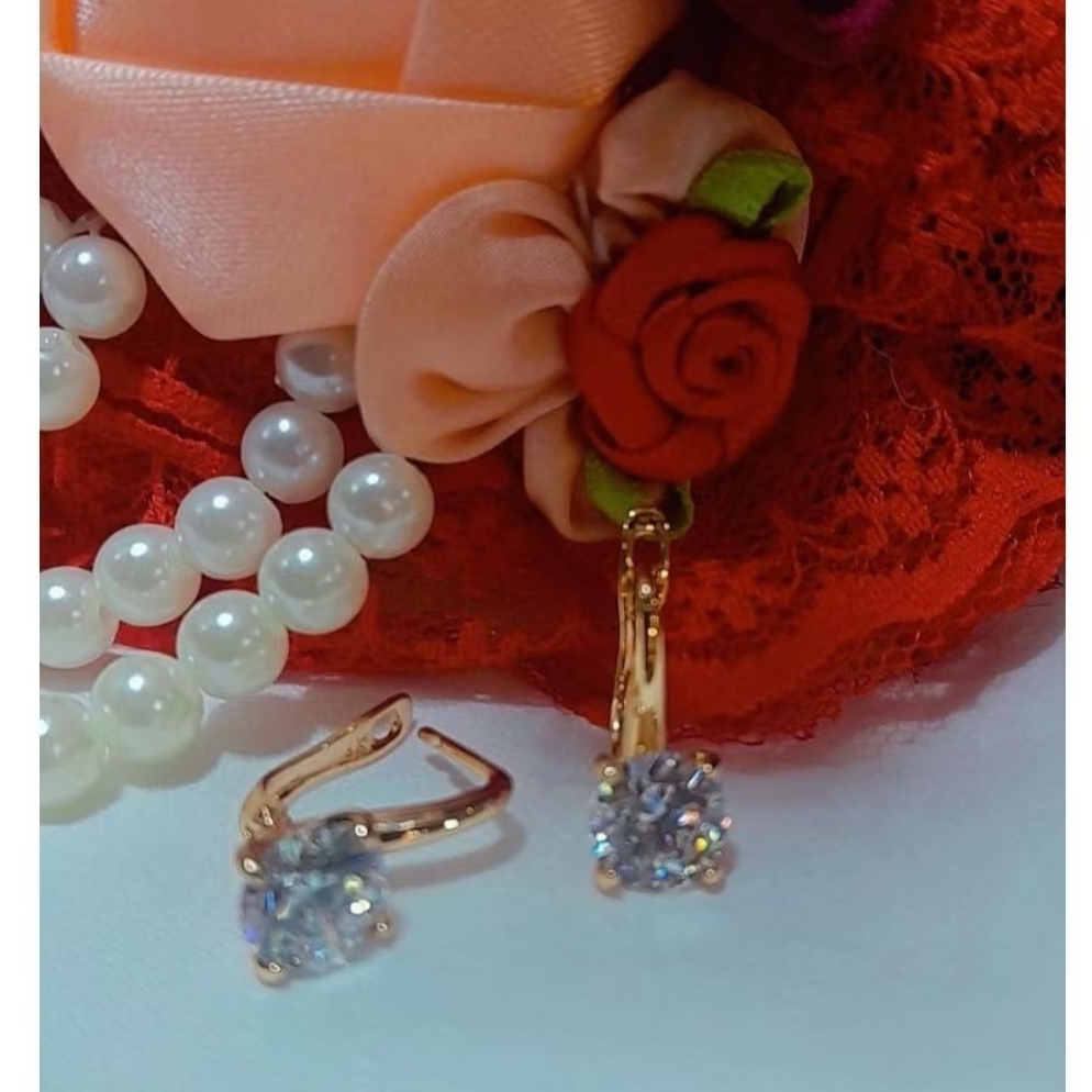 Anting Klip Permata Satu Xuping Premium