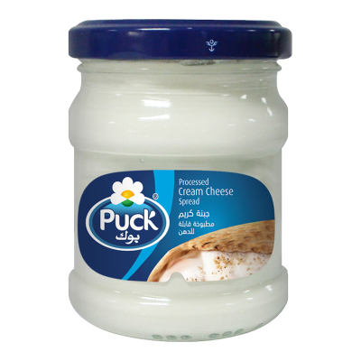 PUCK Cream Cheese Spread 140gr Dari Susu Sapi Segar Untuk Roti Dan Makanan