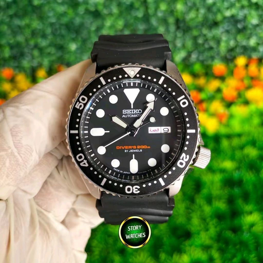 SEIKO JDM Exclusive SKX007 SKX007J1 SKX007J2 Scuba Legend James Bond Black Diver Automatic Discontin