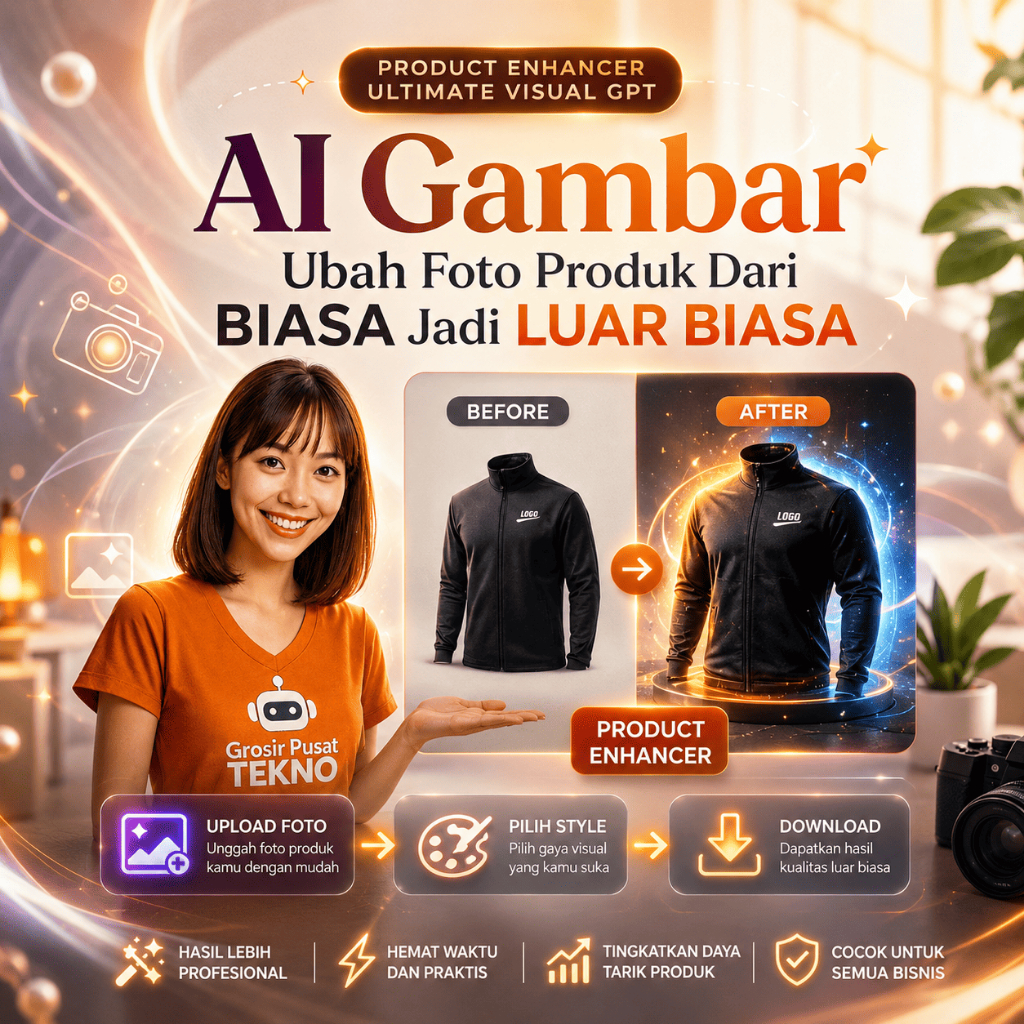 PRODUCT ENHANCER ULTIMATE VISUAL GPT - Ubah Foto Produk Dari BIASA Jadi LUAR BIASA