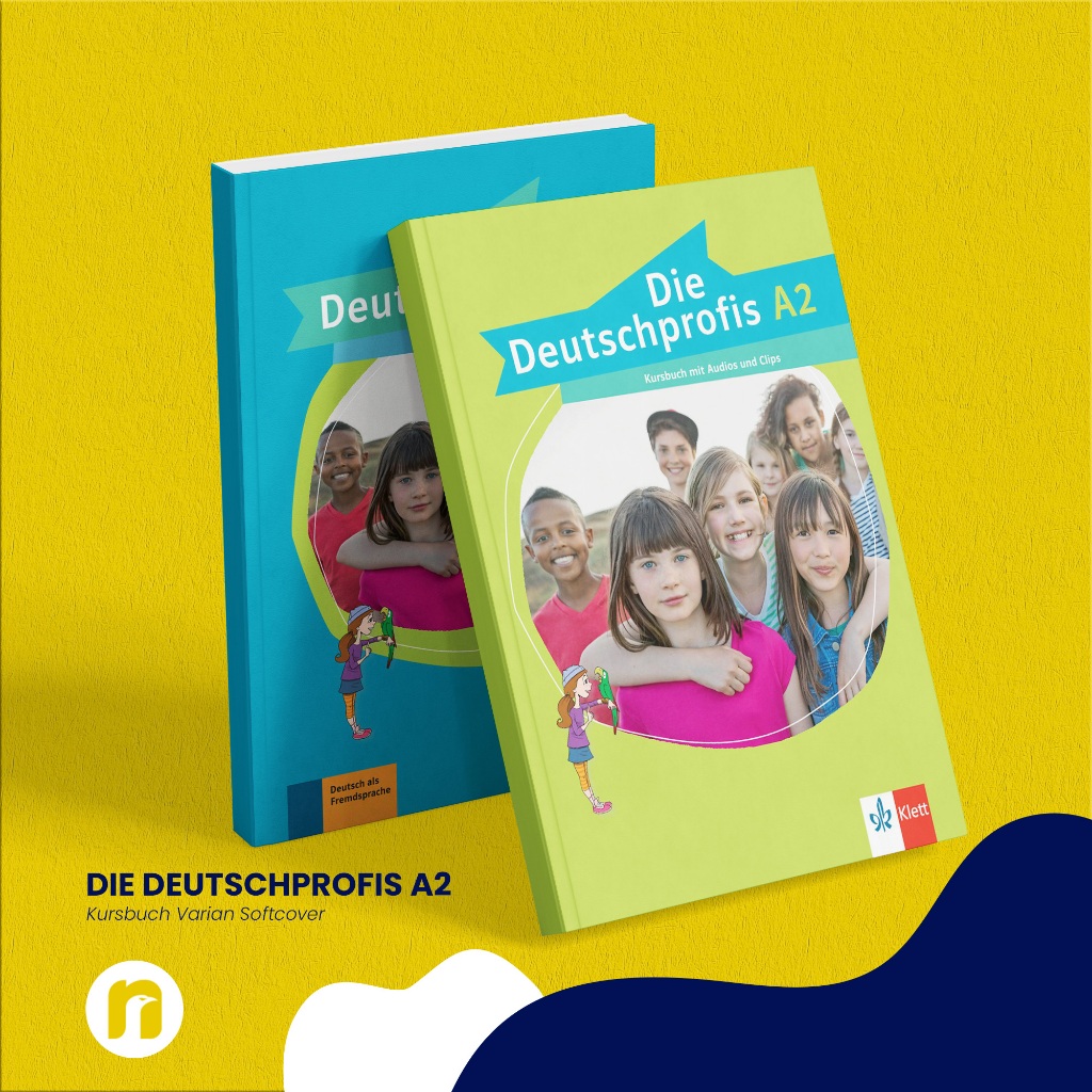 Buku Belajar Bahasa Jerman Anak Die Deutschprofis A2 | Deutsch Book | Kursbuch Übungsbuch