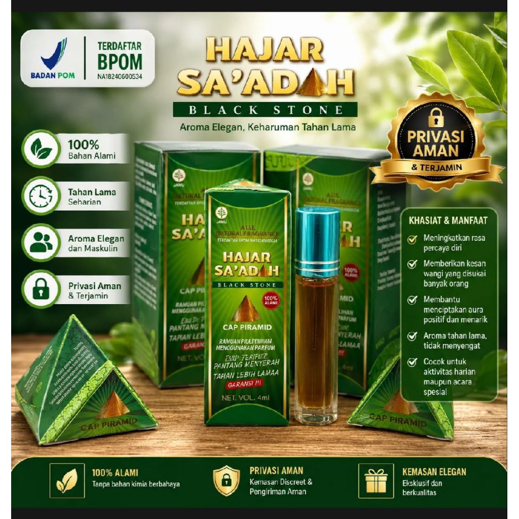 hajar saadah oles asli original pria kuat tahan lama permanen