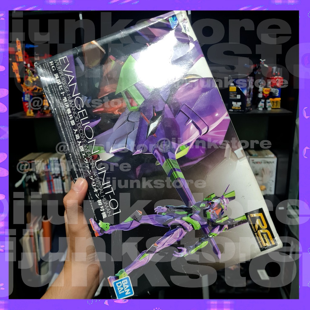 RG Eva 01 Evangelion Repainted Original Bandai Model Kit