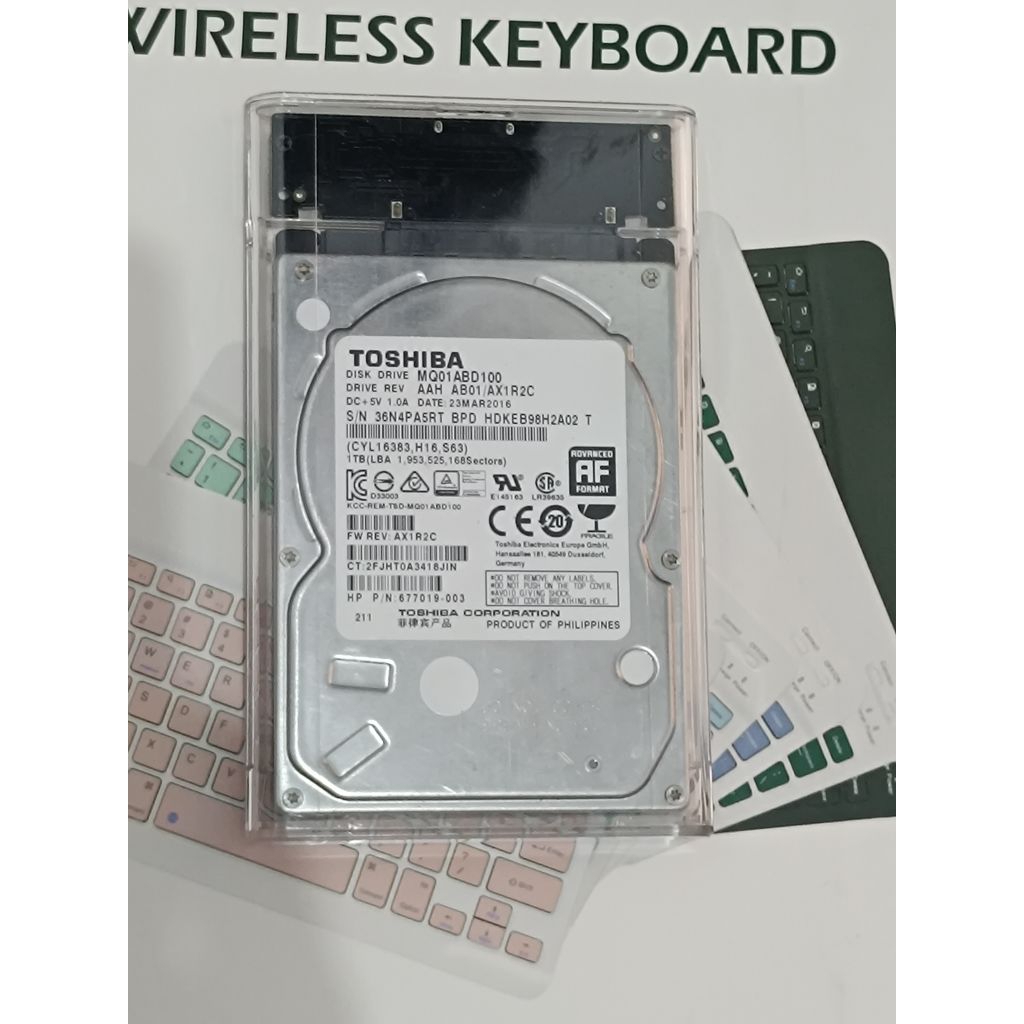 Hardisk external sata 2.5 hardisk laptop 1tb toshiba second murah
