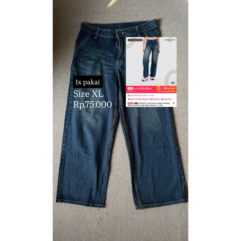 ESCROTE Jeans Highwaist XL