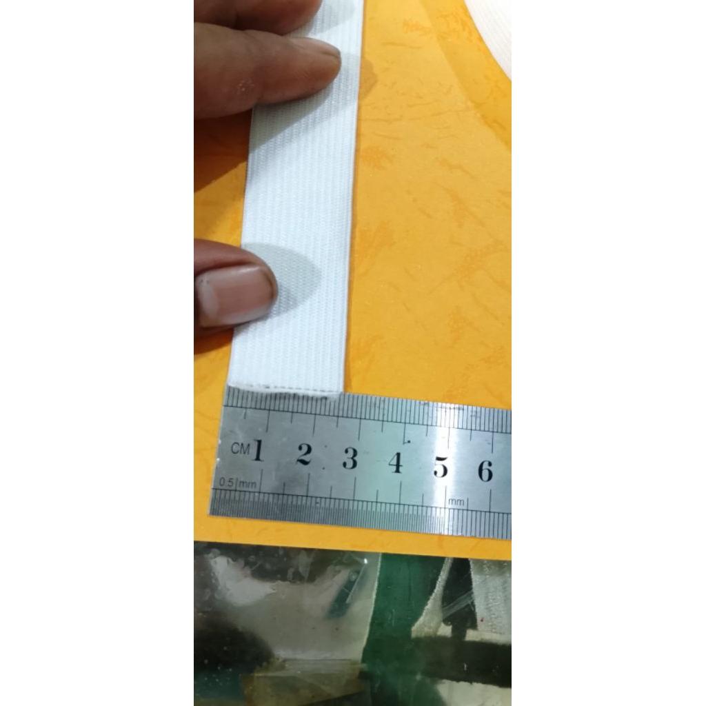 Karet elastis pinguin lebar 2,5cm