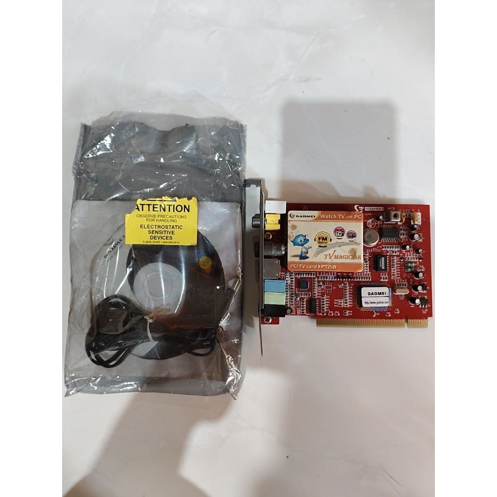 TV Tuner PCI internal pc, kondisi normal seperti di foto