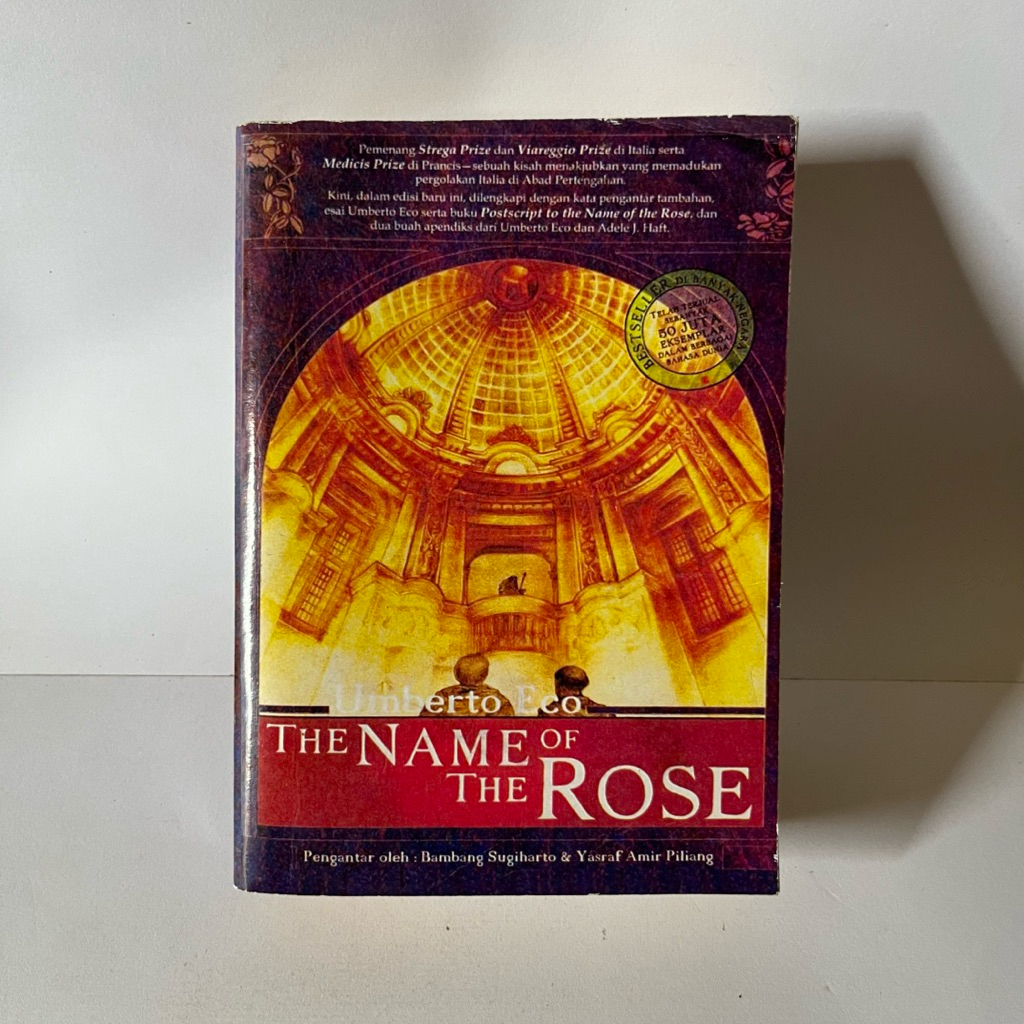 NOVEL THE NAME OF THE ROSE - UMBERTO ECO