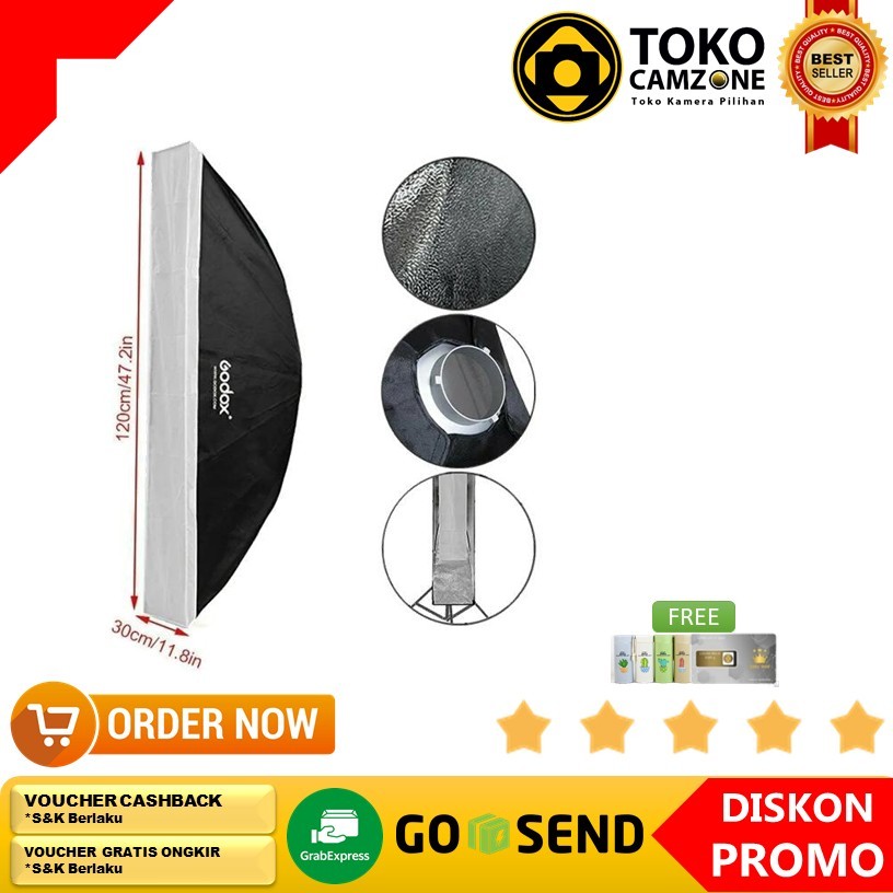 Godox Softbox SB BW 30x120cm Bowens Mount 30 x 120 cm SBBW 30x120 cm