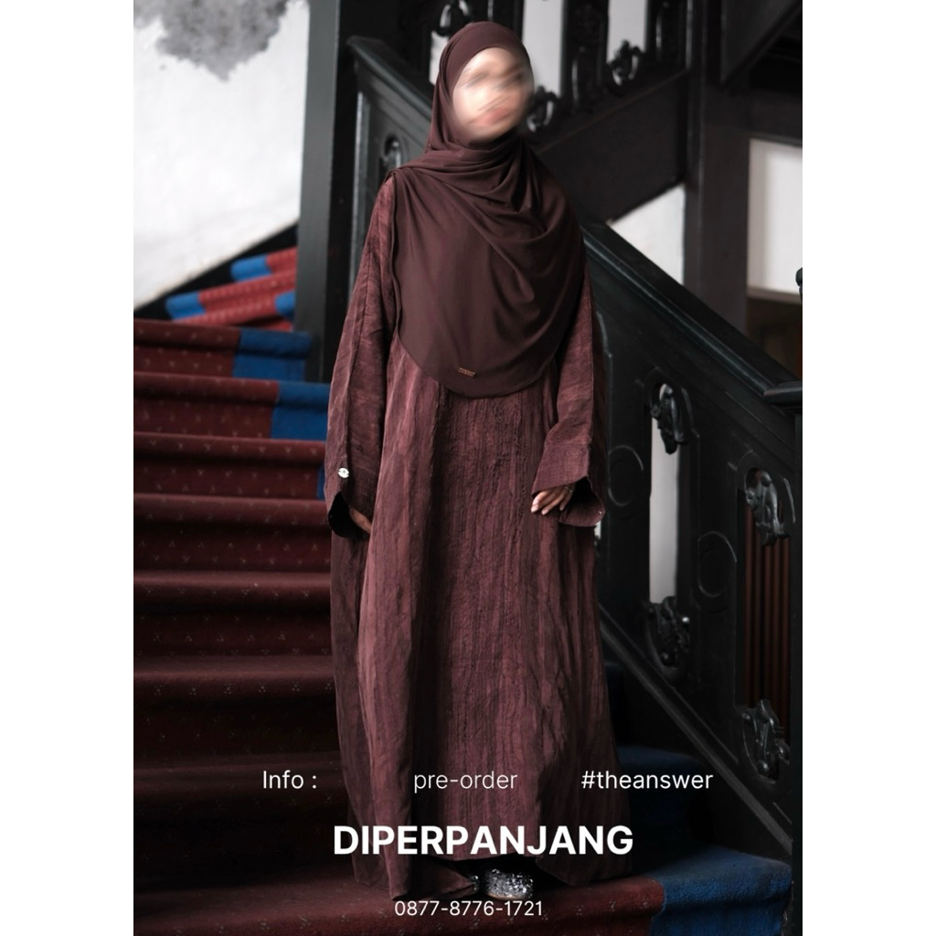 Aqsamodestwear The Answer Abaya - AQSA Cupro Abaya