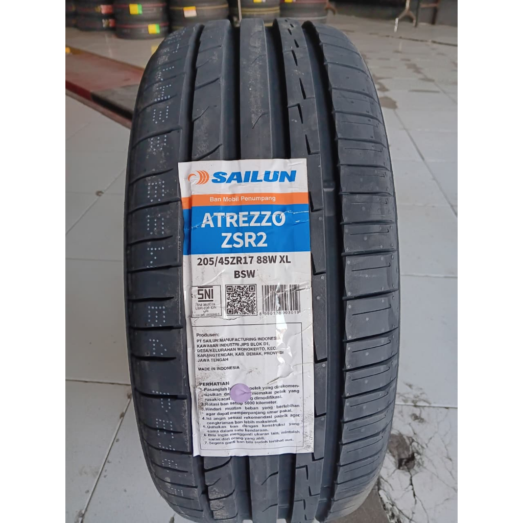 Ban Luar mobil Sailun 205/45 R17 Atrezzo ZSR2 88W 205/45/17 205 45 17 Tubeless Ban Baru