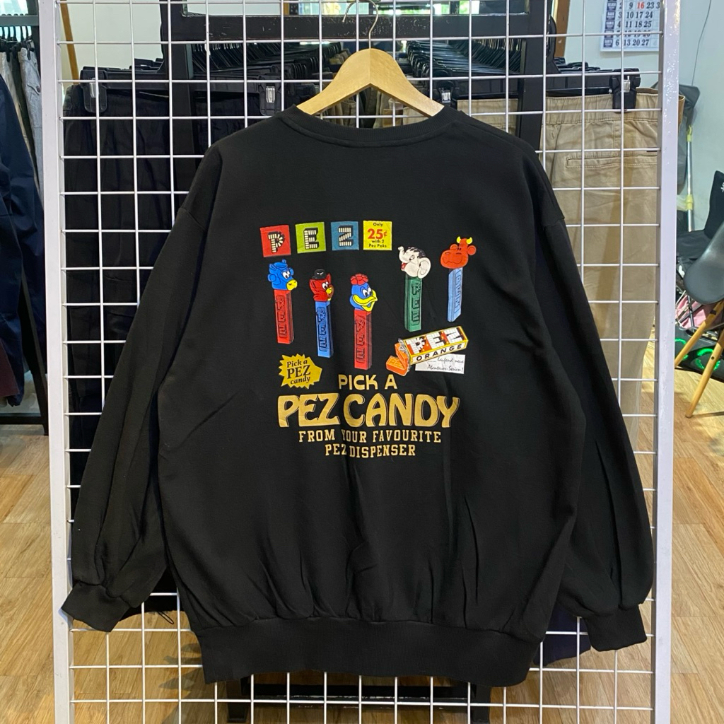 Pez Back Graphic Crewneck . #Cn2931