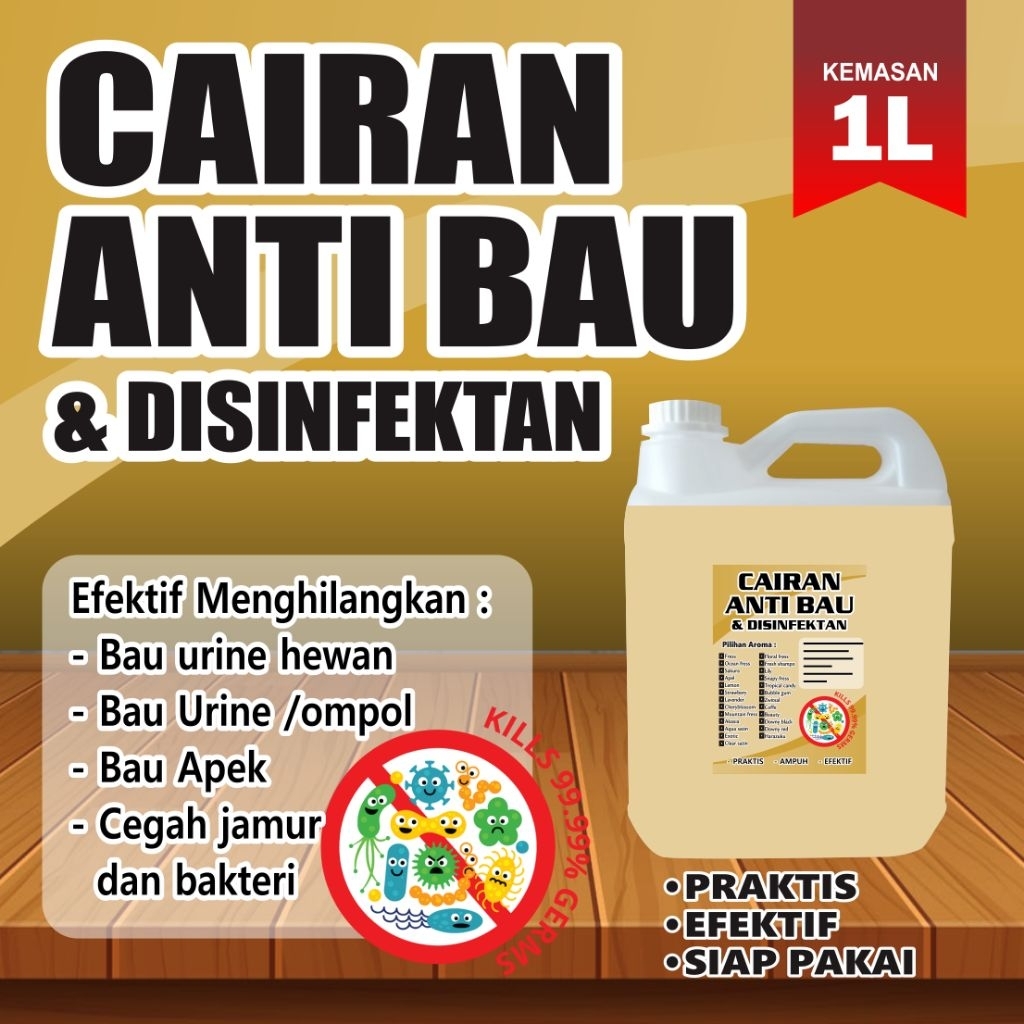 Disinfektan aneka aroma kemasan jirigen 1 liter