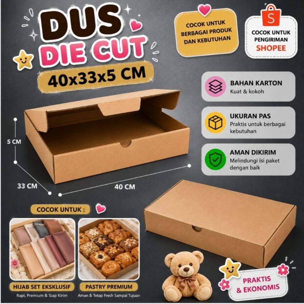kardus DIE CUT 40X33X5