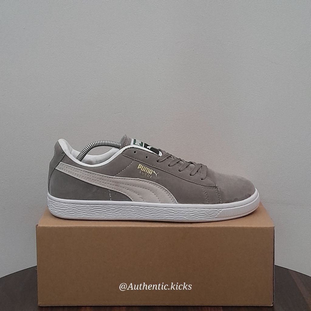 Sepatu Second Casual Puma Suede Classic Steel Grey Size 44 insole 28.5 cm
