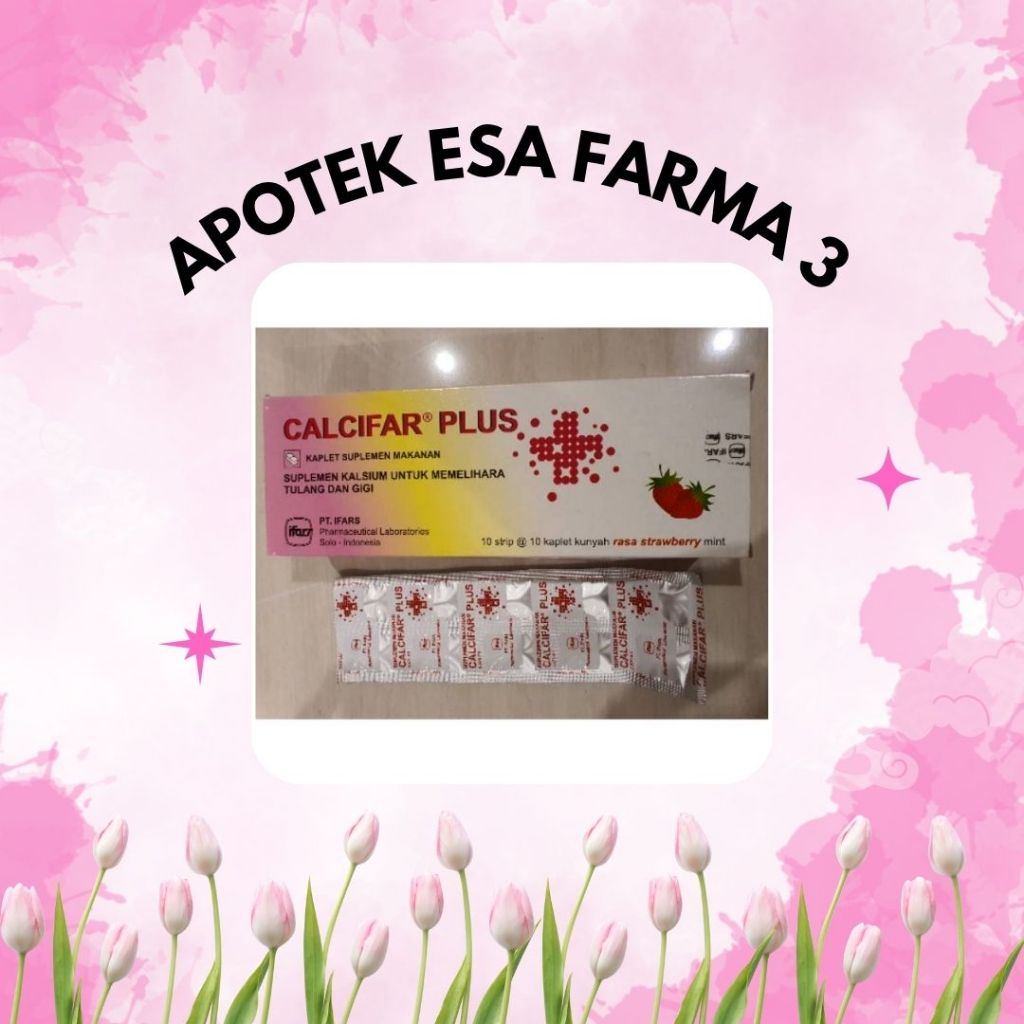 Calcifar Plus 10 Kaplet / tablet kunyah
