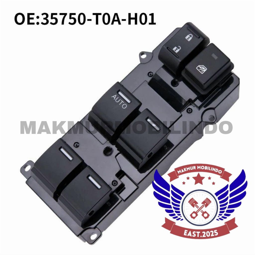 MASTER POWER WINDOW HONDA CRV GEN 4 RM1 RM3 CIVIC FB 2012-2015 35750-T0A-U03 ORIGINAL