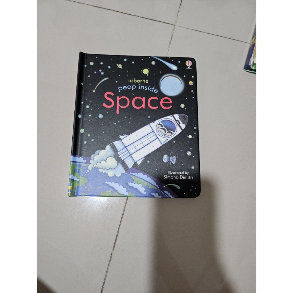 Preloved Usborne Peep Inside Space
