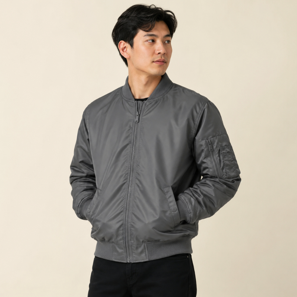 Dhozen Jaket Bomber Pria Premium MA-1 – Casual, Stylish & Nyaman