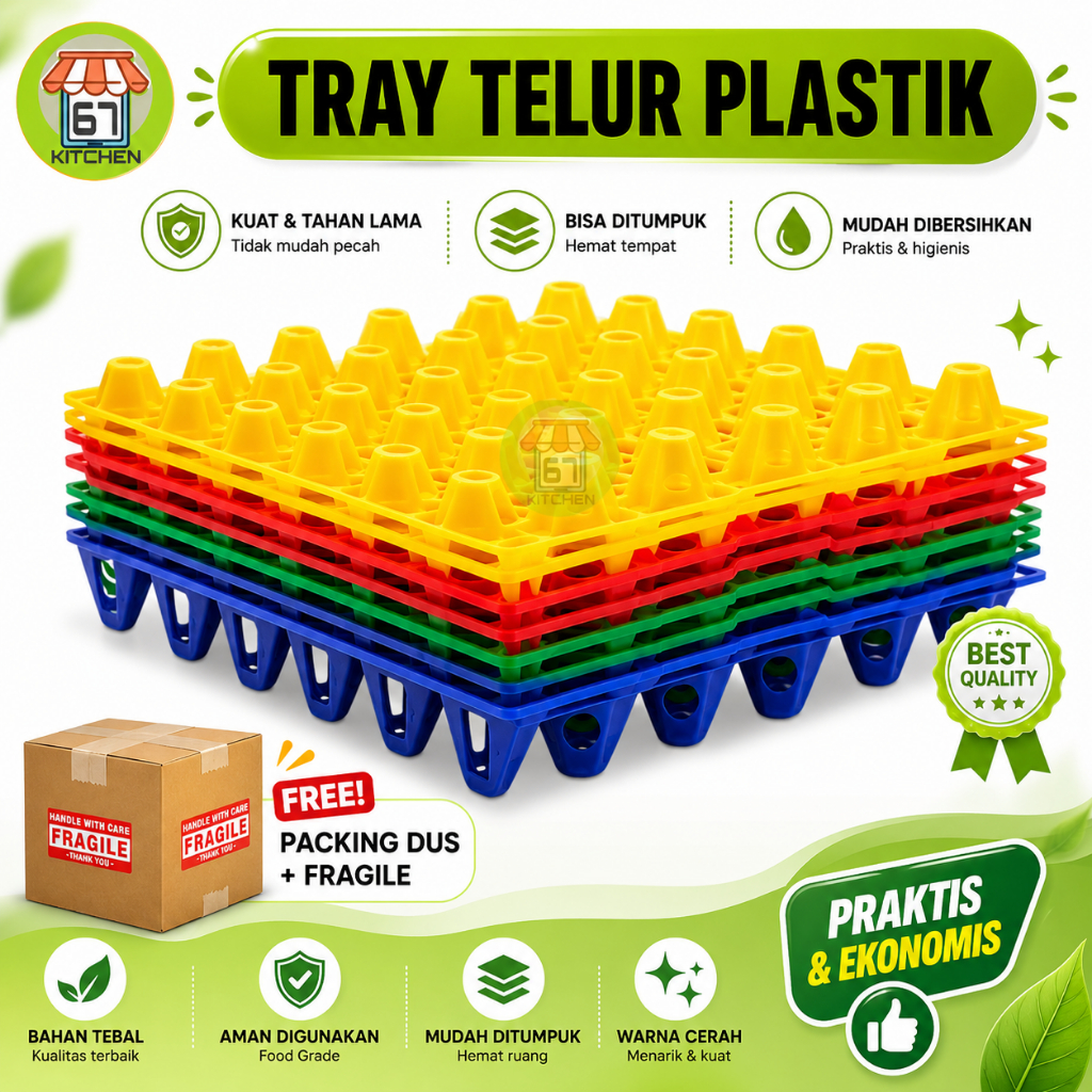Tempat Telur Plastik Ayam Tray Telur 30 Butir Plastik Tempat Telur Plastik Rak Telur Plastik