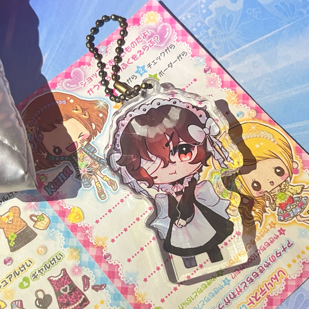 Bungo Stray Dogs BSD fanmerch acrylic keychain standee dazai osamu