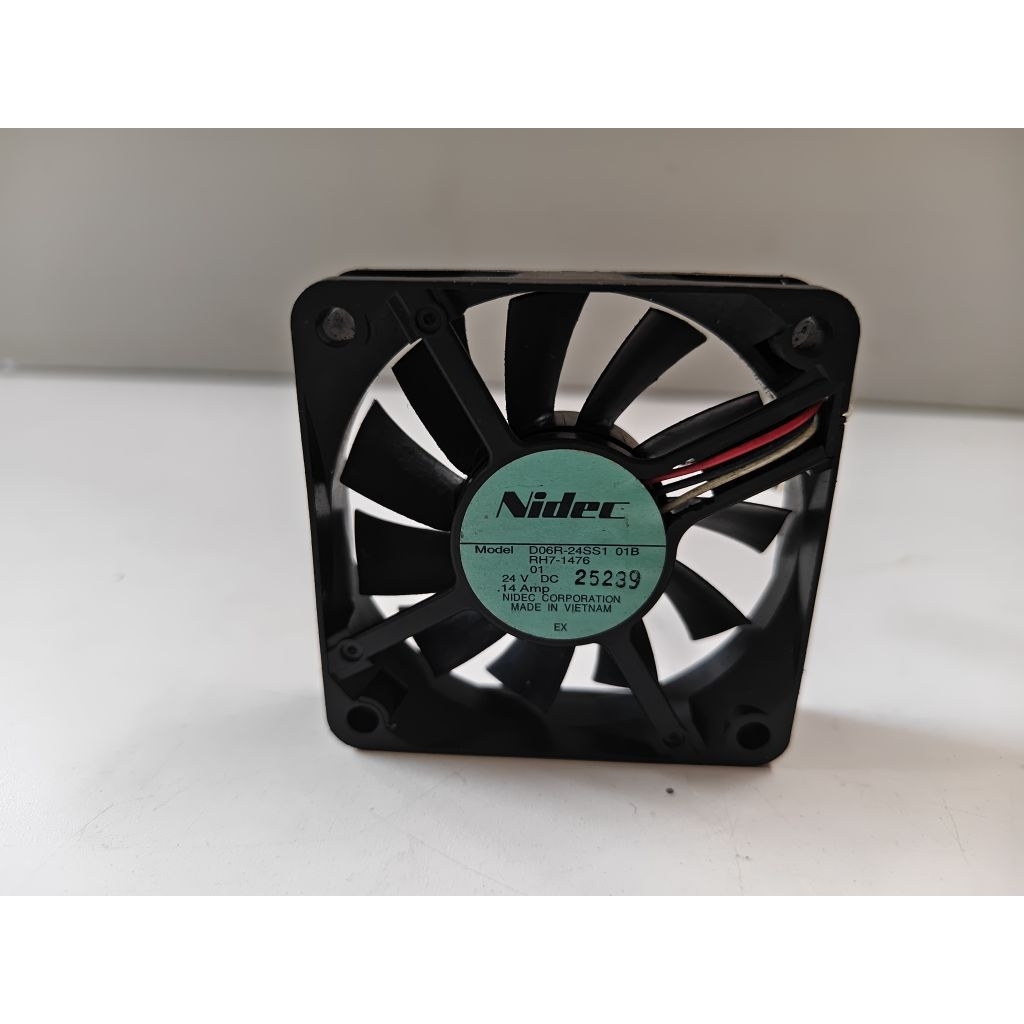 Fan kipas Nidec DC 24V-0,14A 6×6cm 3pin