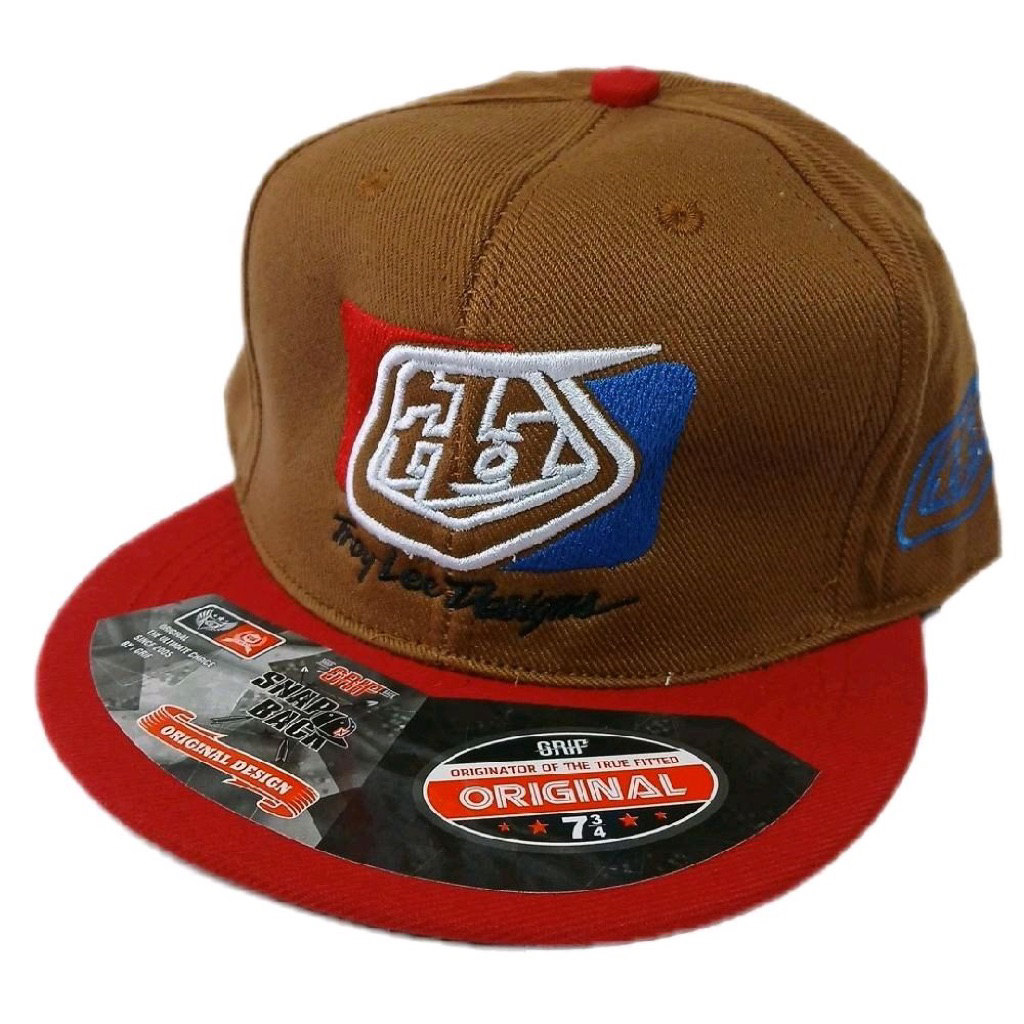 TOPI SNAPBACK RACING TROY LEE DESIGNS FULL BORDIR ORIGINAL PREMIUM