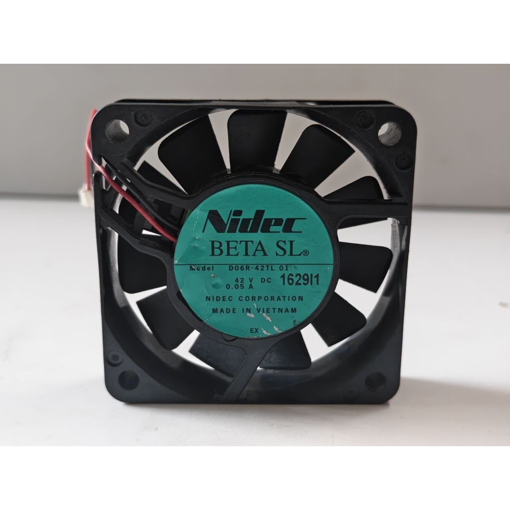 Fan kipas Nidec DC 42V-0,05A 6×6cm 2pin