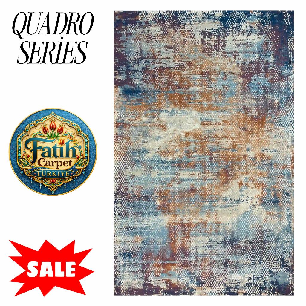 Karpet Minimalis Quadro Import Turki - 8111A