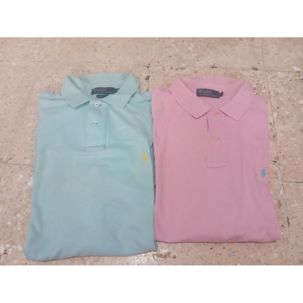 Borongan baju kaos kerah polo Ralph Lauren original second bekas