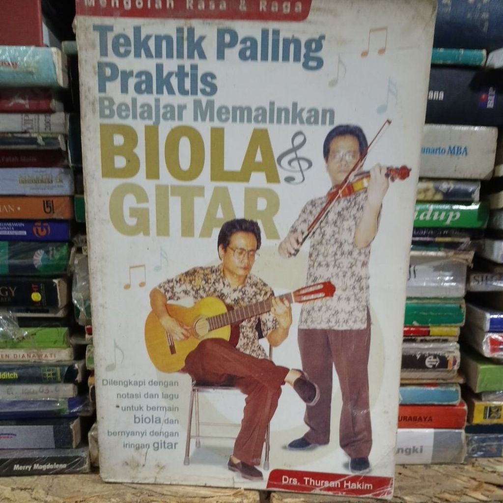 Buku Teknik Paling Praktis Belajar Memainkan Biola & Gitar karya Drs. Thursan Hakim