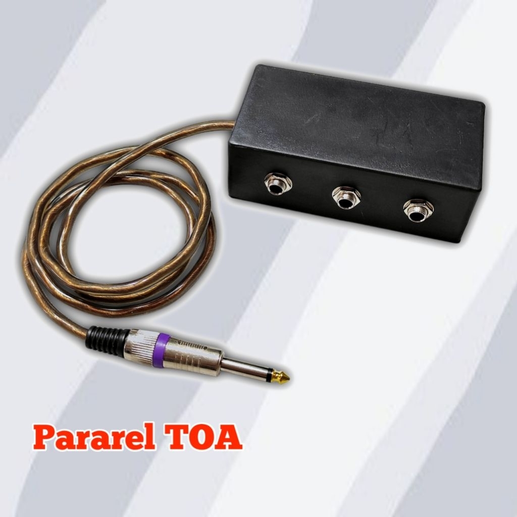Mic Pararel 3 Input Kabel Panjang 1 Meter Jek Toa