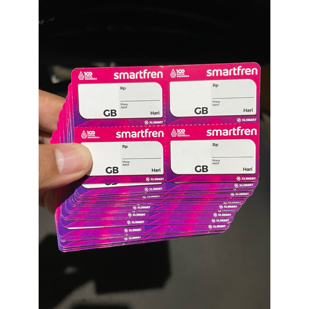 Voucher Kosongan Smartfren 100 SN, Voucher Smartfren Blank Voucher Zero